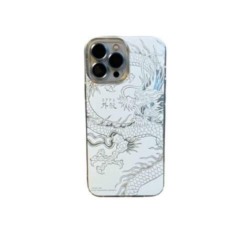 Dragon White Phone Case - Casing HP Motif Naga Putih dengan UV Printing