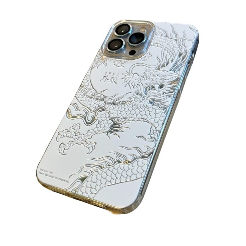 Dragon White Phone Case - Casing HP Motif Naga Putih dengan UV Printing