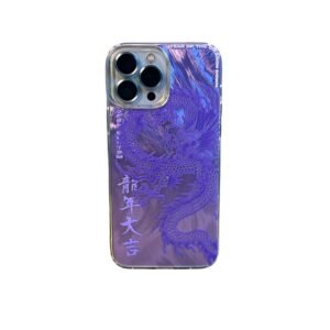 Dragon Purple Phone Case - Casing HP Motif Naga Ungu dengan UV Printing