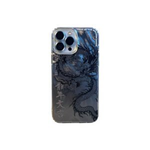 Dragon Black Phone Case - Casing HP Motif Naga Hitam dengan UV Printing