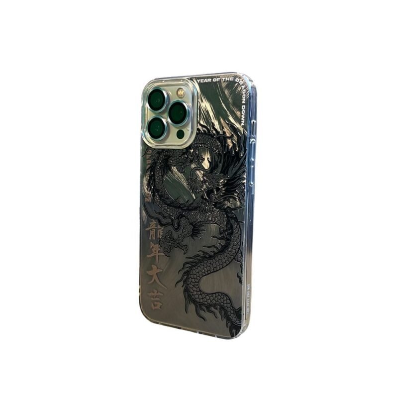 Dragon Black Phone Case - Casing HP Motif Naga Hitam dengan UV Printing