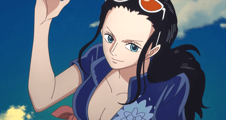 Nico Robin dengan gaya setelah timeskip.